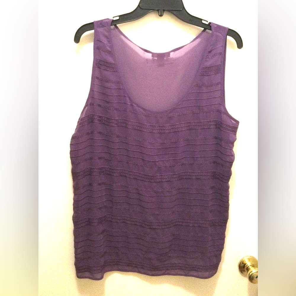 Purple Sleeveless Top